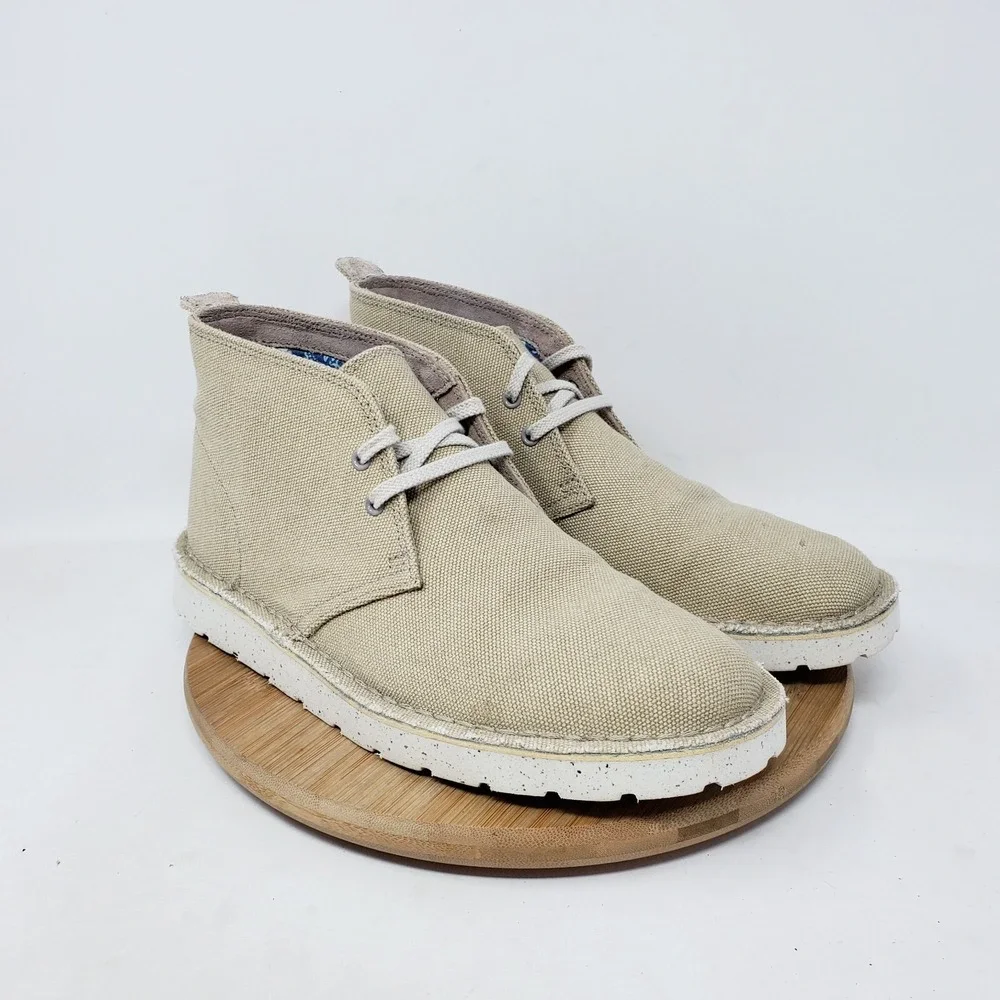 Clarks Originals Desert Boots Womens 8 Aerial Canvas Extra‎ Light Ankle Shoes